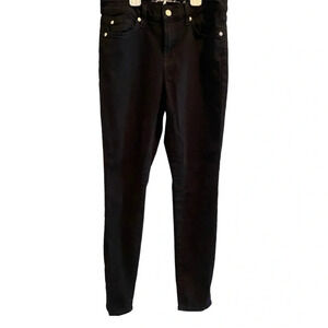 7 FOR ALL MANKIND WOMENS SKINNY BLACK JEANS PANTS BOTTOMS SIZE 28